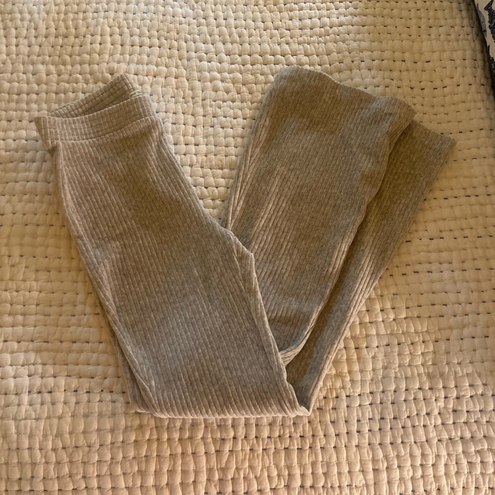 Aerie boot cut velour pants